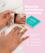 Papiers Matifiants + Recharge x 3