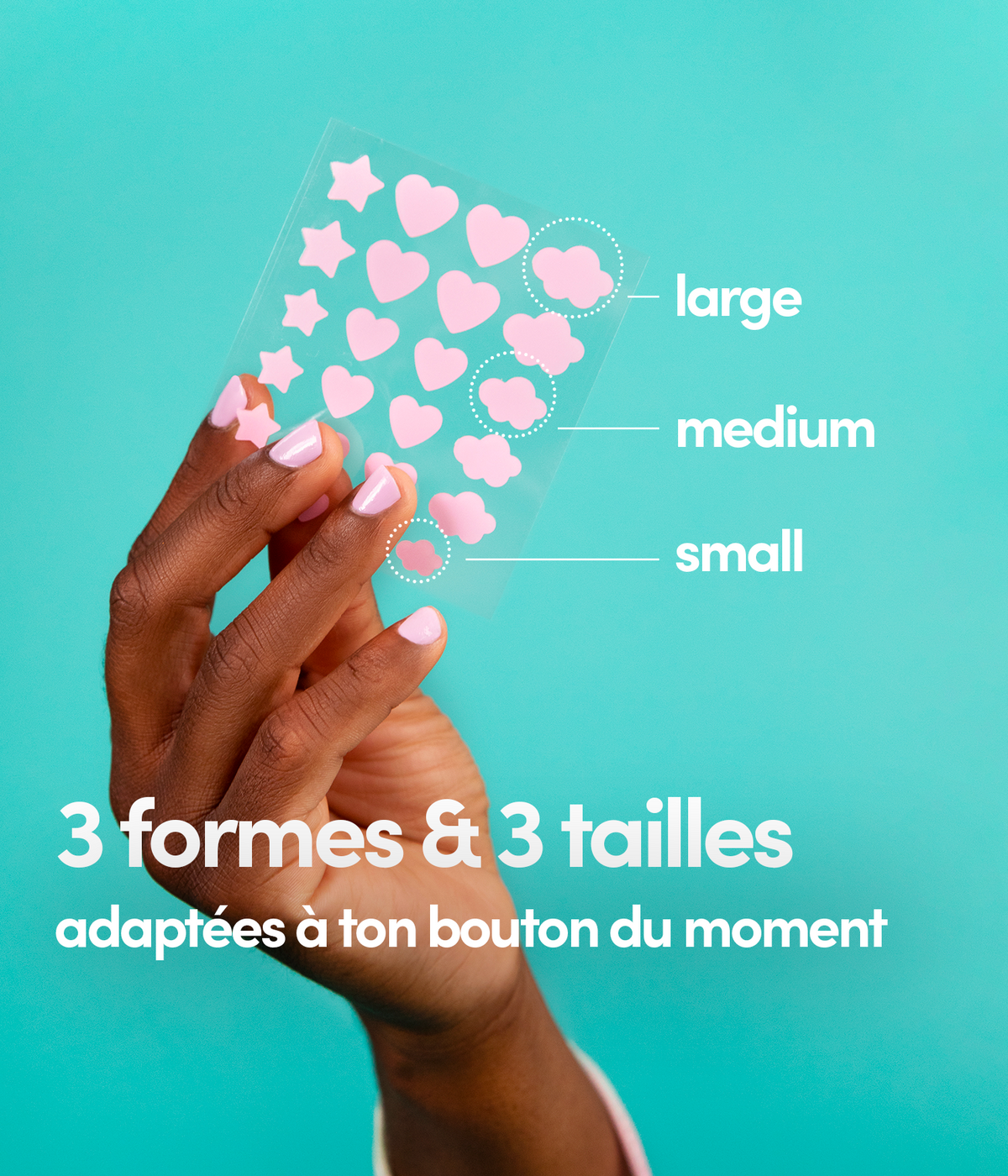 Échantillon Patchs Boutons x6