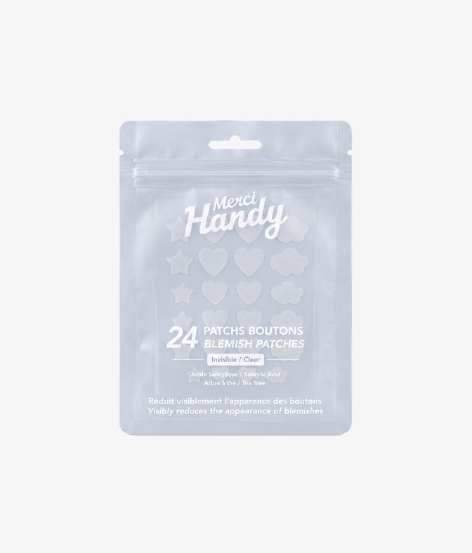 24 Patchs Boutons Invisibles