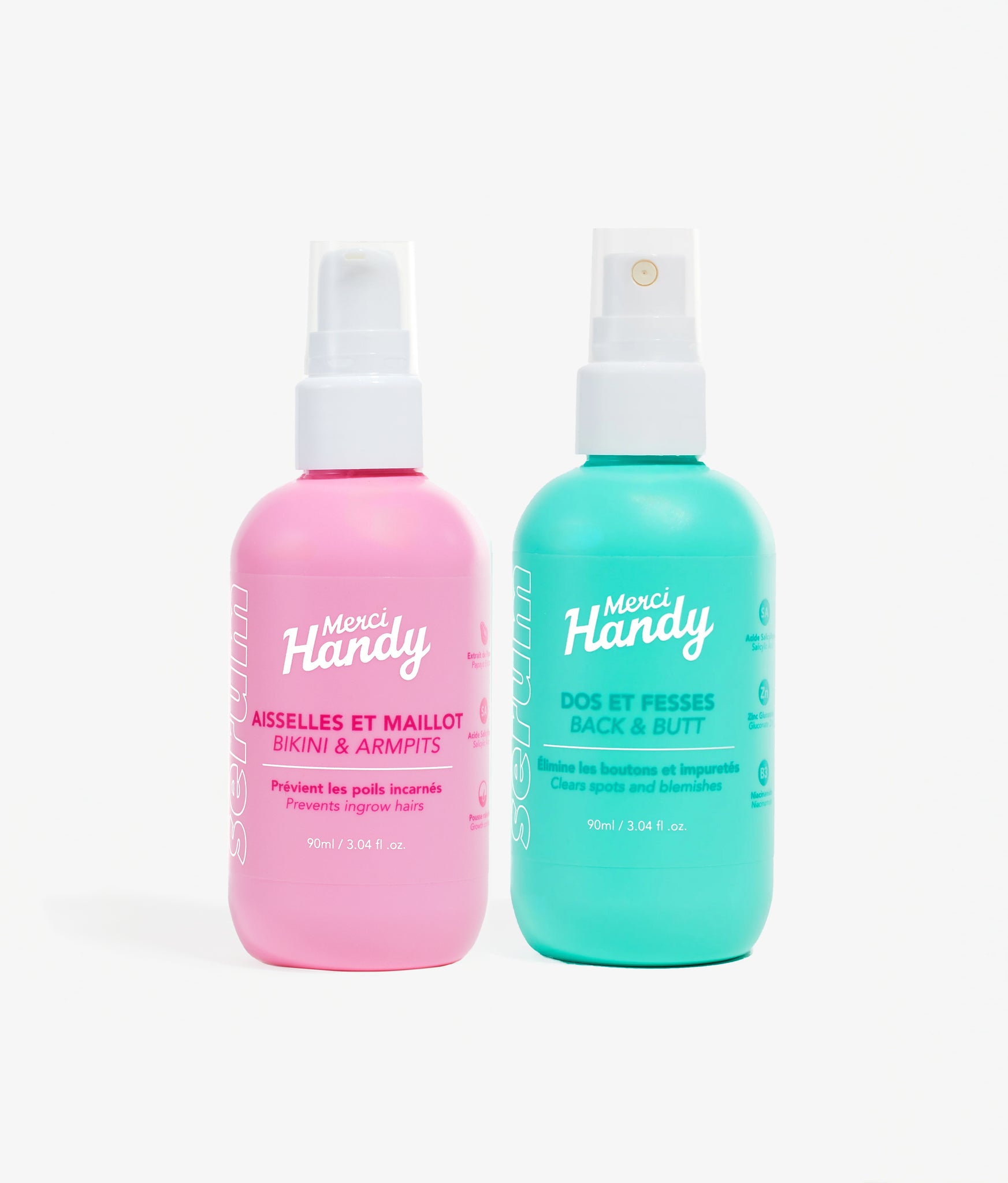 Body Serums Pack x 4